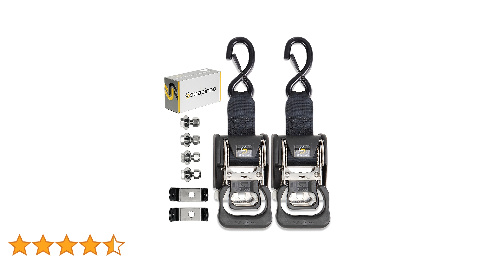 Amazon.co.jp: Strapinno ステンレススチール格納式ラチェット